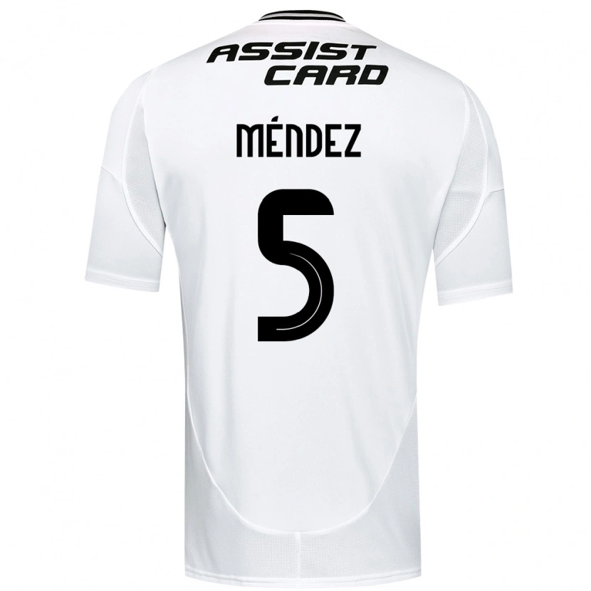 Danxen Kinder Víctor Méndez #5 Schwarz Weiß Heimtrikot Trikot 2025/26 T-Shirt Schweiz