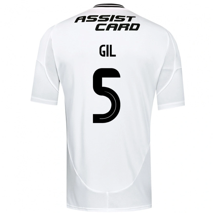Danxen Kinder Leonardo Gil #5 Schwarz Weiß Heimtrikot Trikot 2025/26 T-Shirt Schweiz