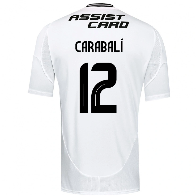 Danxen Kinder Omar Carabalí #12 Schwarz Weiß Heimtrikot Trikot 2025/26 T-Shirt Schweiz