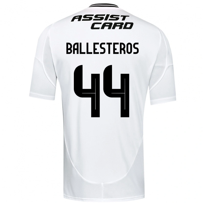 Danxen Kinder Martín Ballesteros #44 Schwarz Weiß Heimtrikot Trikot 2025/26 T-Shirt Schweiz