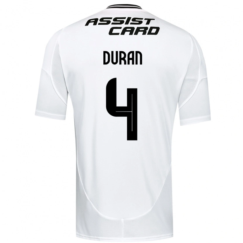 Danxen Kinder Elisa Durán #4 Schwarz Weiß Heimtrikot Trikot 2025/26 T-Shirt Schweiz