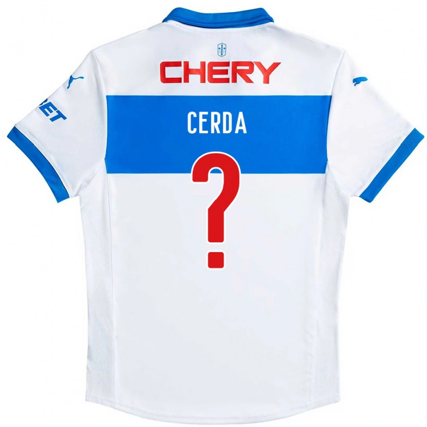 Danxen Kinder Axel Cerda #0 Königsblau Weiß Heimtrikot Trikot 2025/26 T-Shirt Schweiz