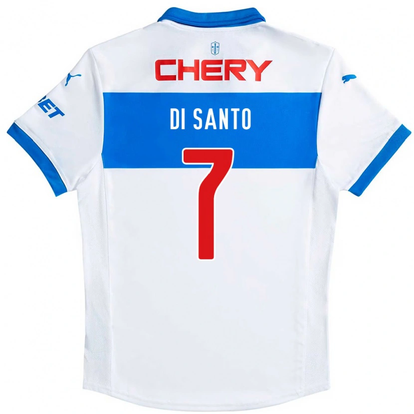 Danxen Kinder Franco Di Santo #7 Königsblau Weiß Heimtrikot Trikot 2025/26 T-Shirt Schweiz