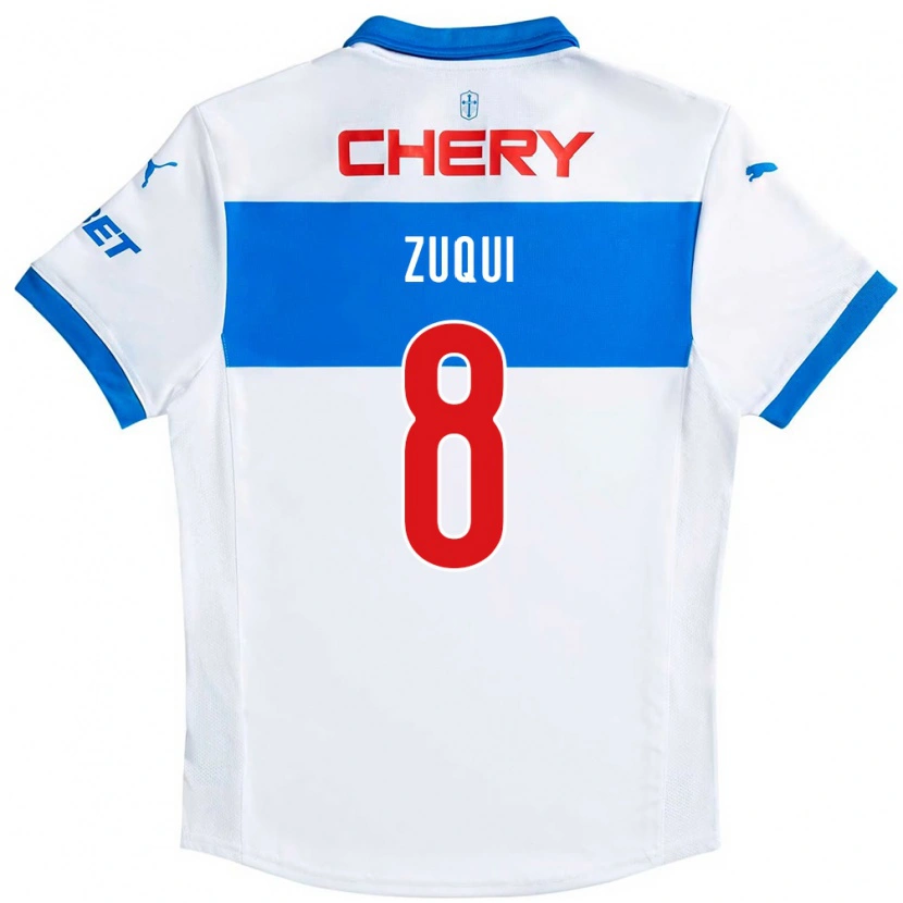 Danxen Kinder Fernando Zuqui #8 Königsblau Weiß Heimtrikot Trikot 2025/26 T-Shirt Schweiz