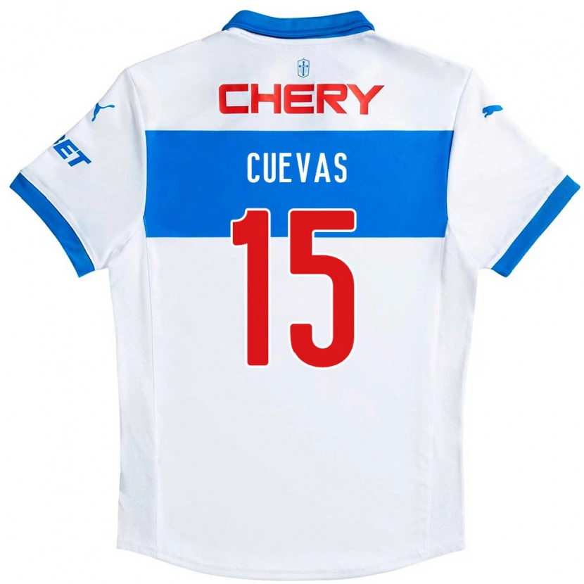 Danxen Kinder Cristian Cuevas #15 Königsblau Weiß Heimtrikot Trikot 2025/26 T-Shirt Schweiz