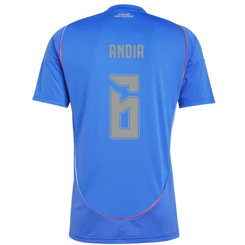 Danxen Kinder Yonathan Andía #6 Orange Rot Heimtrikot Trikot 2025/26 T-Shirt Schweiz