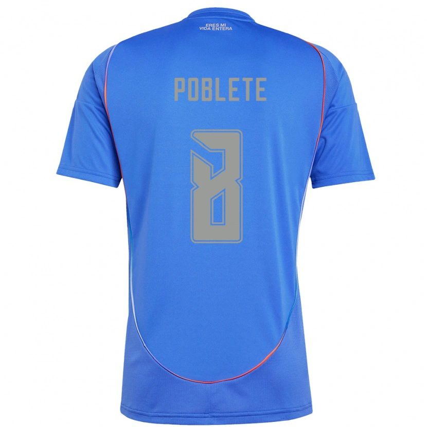Danxen Kinder Israel Poblete #8 Orange Rot Heimtrikot Trikot 2025/26 T-Shirt Schweiz