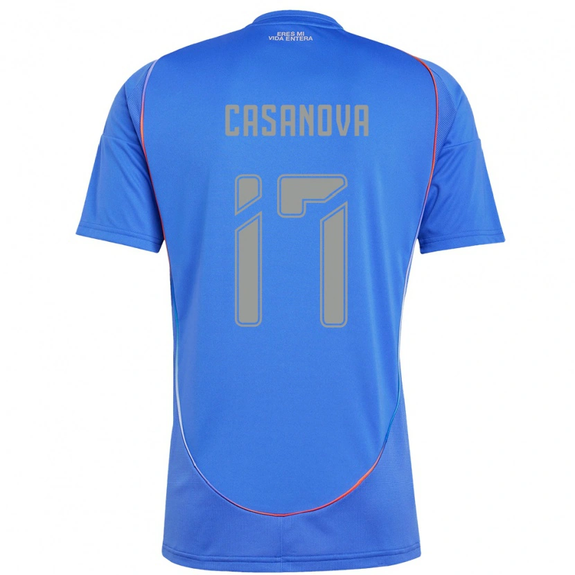 Danxen Kinder Luis Casanova #17 Orange Rot Heimtrikot Trikot 2025/26 T-Shirt Schweiz