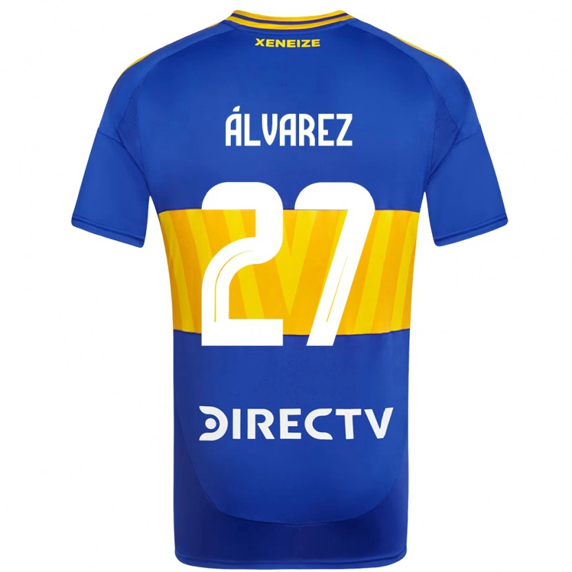 Danxen Kinder Violeta Álvarez #27 Weiß Blau Heimtrikot Trikot 2025/26 T-Shirt Schweiz