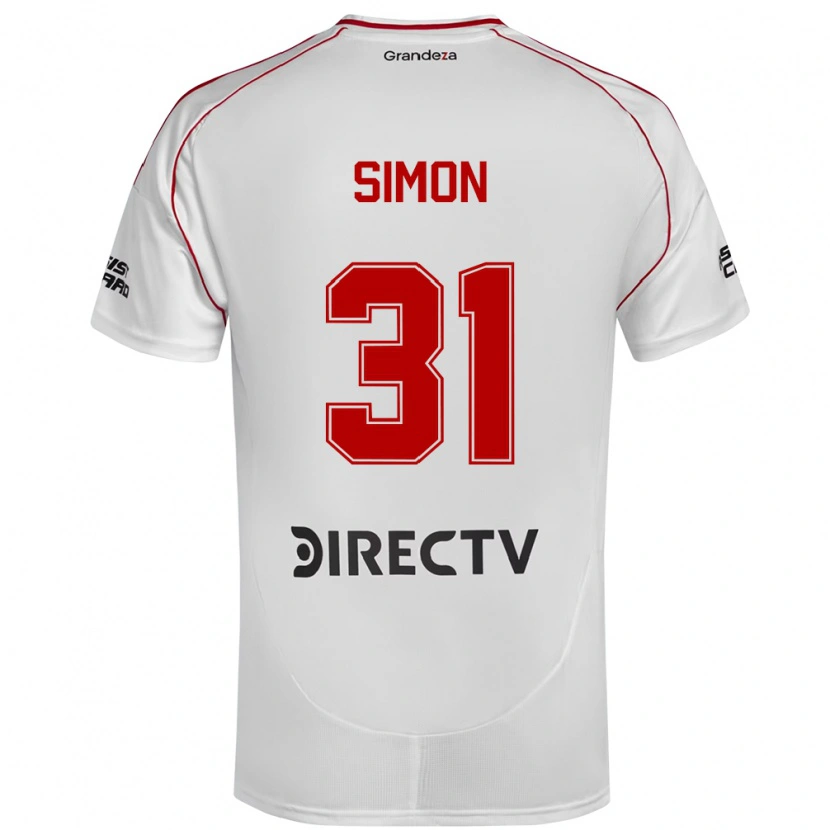 Danxen Kinder Santiago Simón #31 Burgunder Magenta Heimtrikot Trikot 2025/26 T-Shirt Schweiz