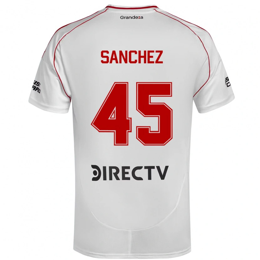 Danxen Kinder Sebastián Sánchez #45 Burgunder Magenta Heimtrikot Trikot 2025/26 T-Shirt Schweiz