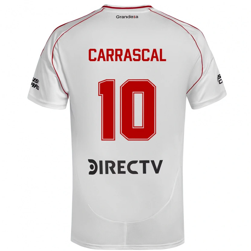 Danxen Kinder Jorge Carrascal #10 Burgunder Magenta Heimtrikot Trikot 2025/26 T-Shirt Schweiz