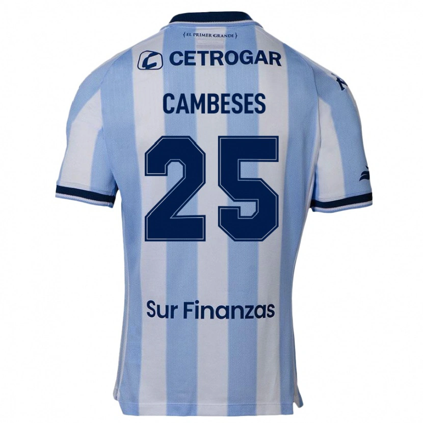 Danxen Kinder Facundo Cambeses #25 Dunkelblau Heimtrikot Trikot 2025/26 T-Shirt Schweiz