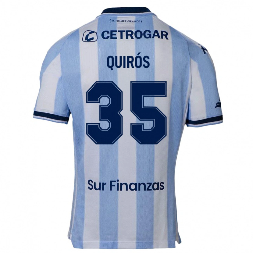 Danxen Kinder Santiago Quirós #35 Dunkelblau Heimtrikot Trikot 2025/26 T-Shirt Schweiz