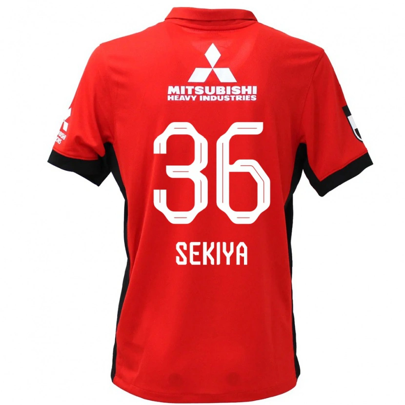 Danxen Kinder Hikaru Sekiya #36 Weiß Schwarz Heimtrikot Trikot 2025/26 T-Shirt Schweiz