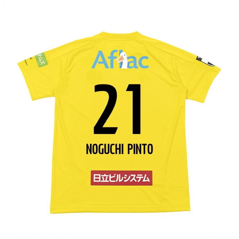 Danxen Kinder Amato Noguchi Pinto #21 Schwarz Gelb Heimtrikot Trikot 2025/26 T-Shirt Schweiz
