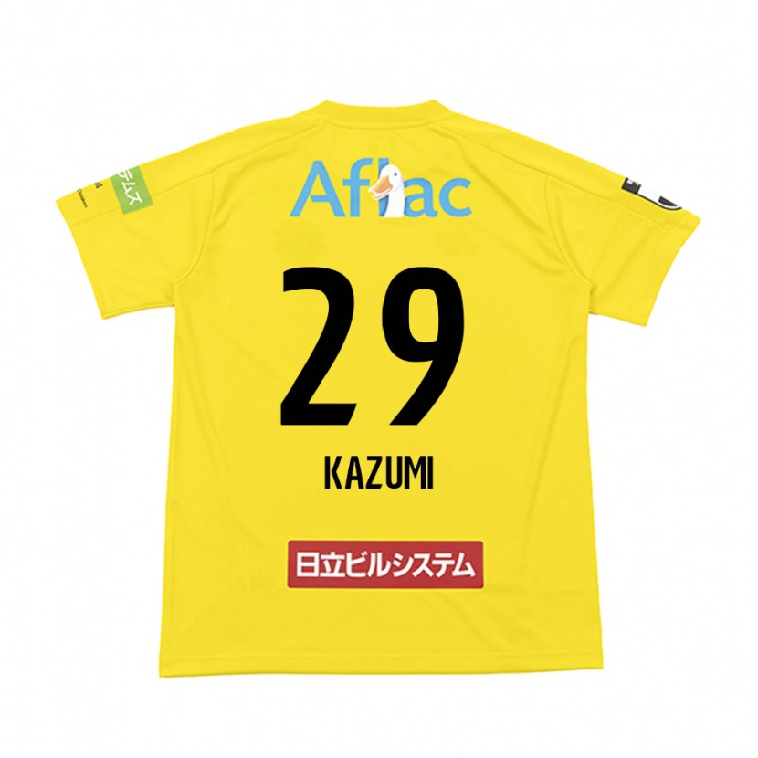 Danxen Kinder Takuto Kazumi #29 Schwarz Gelb Heimtrikot Trikot 2025/26 T-Shirt Schweiz