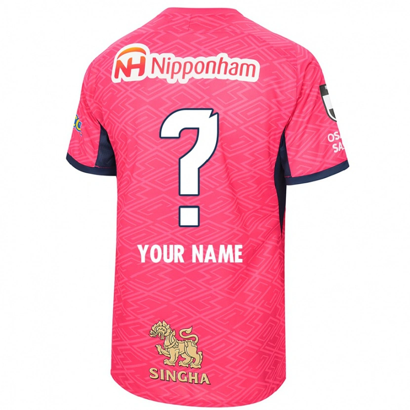 Danxen Kinder Ihren Namen #0 Weiß Sakura Rosa Heimtrikot Trikot 2025/26 T-Shirt Schweiz