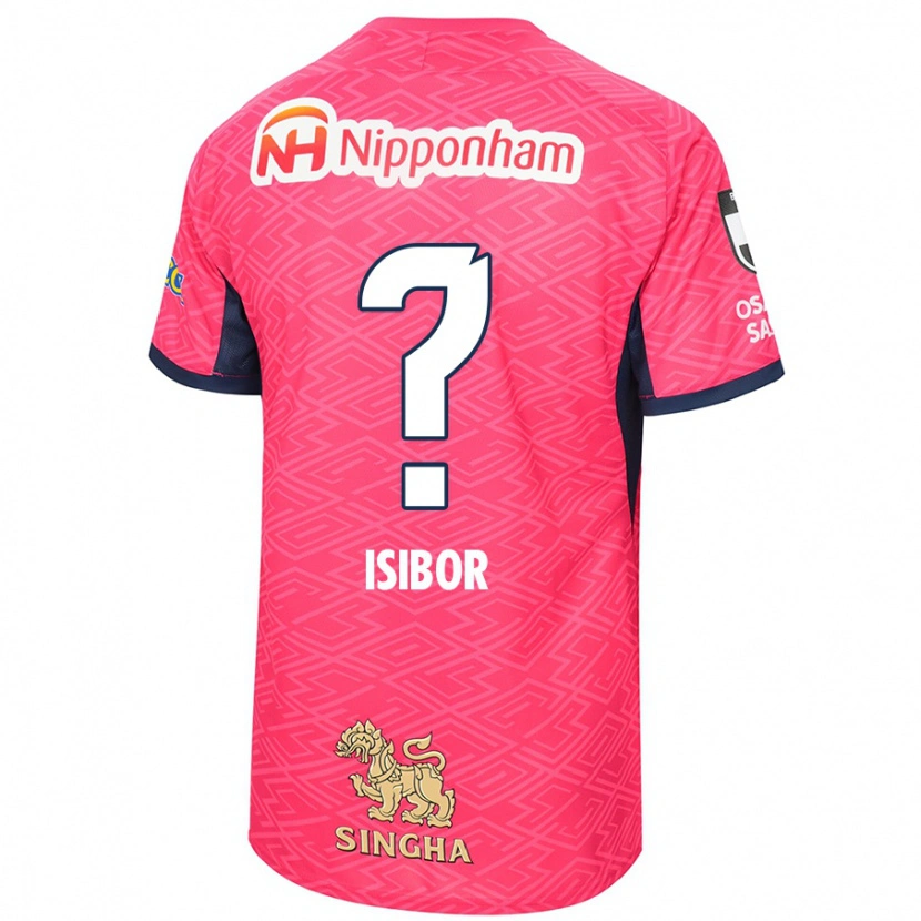 Danxen Kinder Ken Isibor #0 Weiß Sakura Rosa Heimtrikot Trikot 2025/26 T-Shirt Schweiz