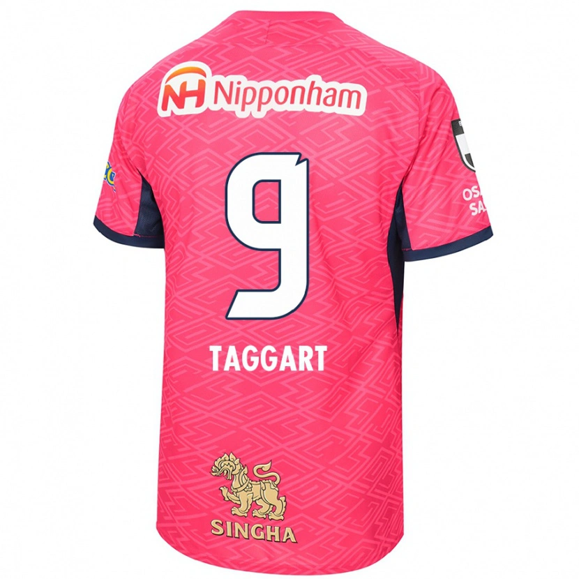 Danxen Kinder Adam Taggart #9 Weiß Sakura Rosa Heimtrikot Trikot 2025/26 T-Shirt Schweiz