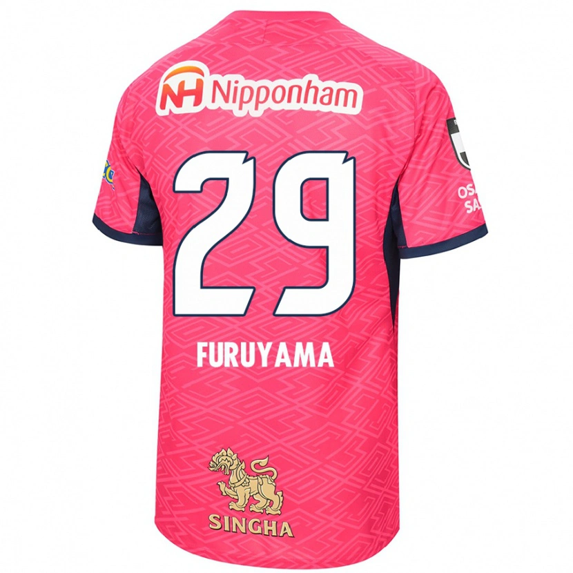 Danxen Kinder Kengo Furuyama #29 Weiß Sakura Rosa Heimtrikot Trikot 2025/26 T-Shirt Schweiz