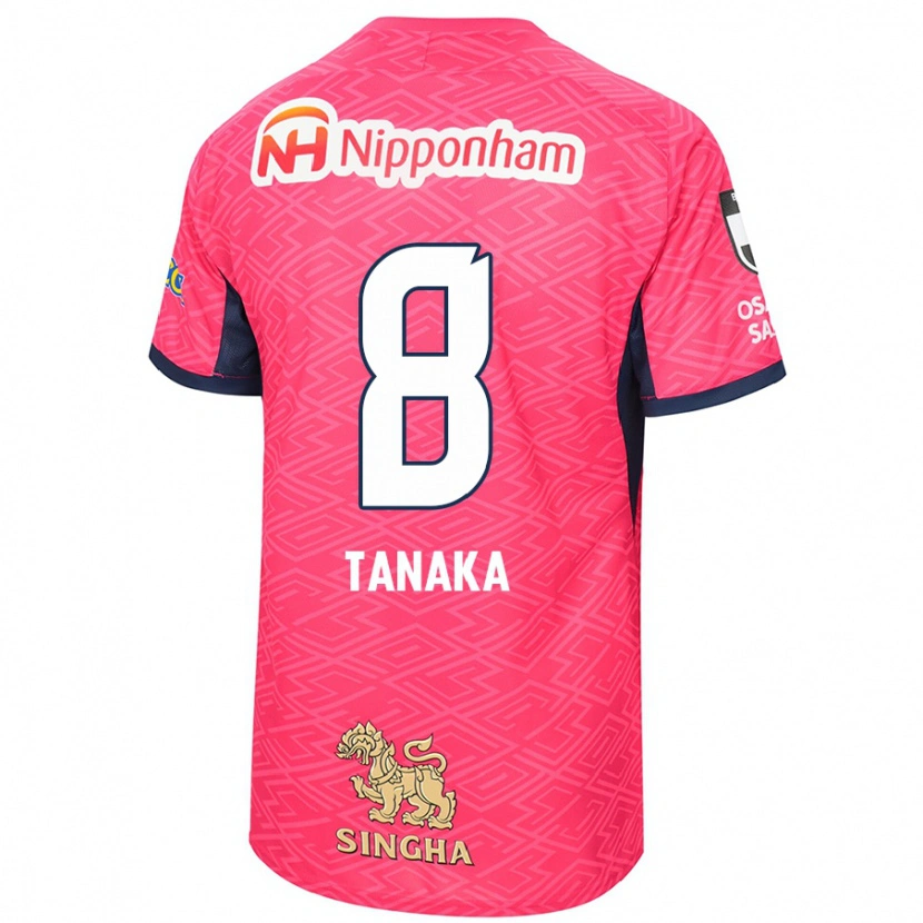 Danxen Kinder Tomoko Tanaka #8 Weiß Sakura Rosa Heimtrikot Trikot 2025/26 T-Shirt Schweiz
