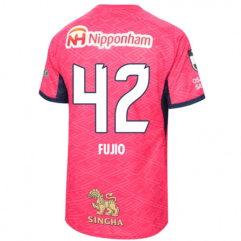 Danxen Kinder Shota Fujio #42 Weiß Sakura Rosa Heimtrikot Trikot 2025/26 T-Shirt Schweiz