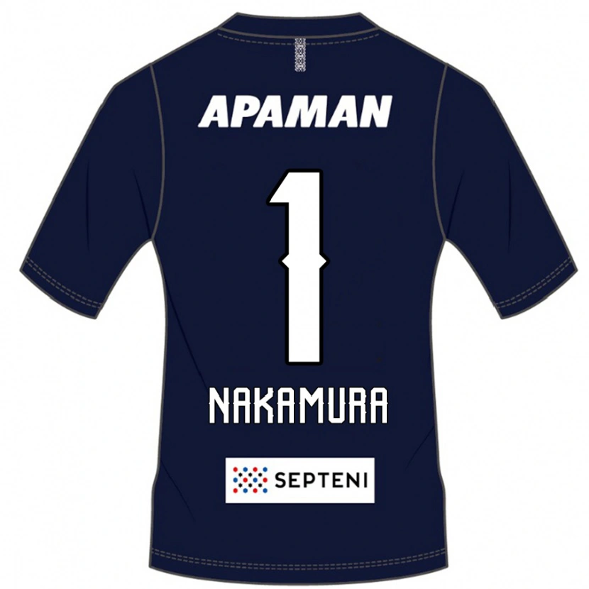 Danxen Kinder Seigo Nakamura #1 Königsblau Weiß Heimtrikot Trikot 2025/26 T-Shirt Schweiz