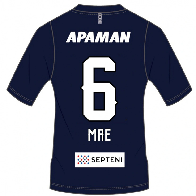 Danxen Kinder Hiroyuki Mae #6 Königsblau Weiß Heimtrikot Trikot 2025/26 T-Shirt Schweiz