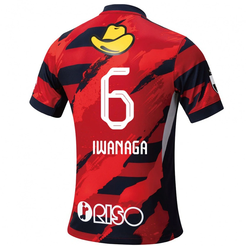 Danxen Kinder Yoshiki Iwanaga #6 Weiß Schwarz Heimtrikot Trikot 2025/26 T-Shirt Schweiz