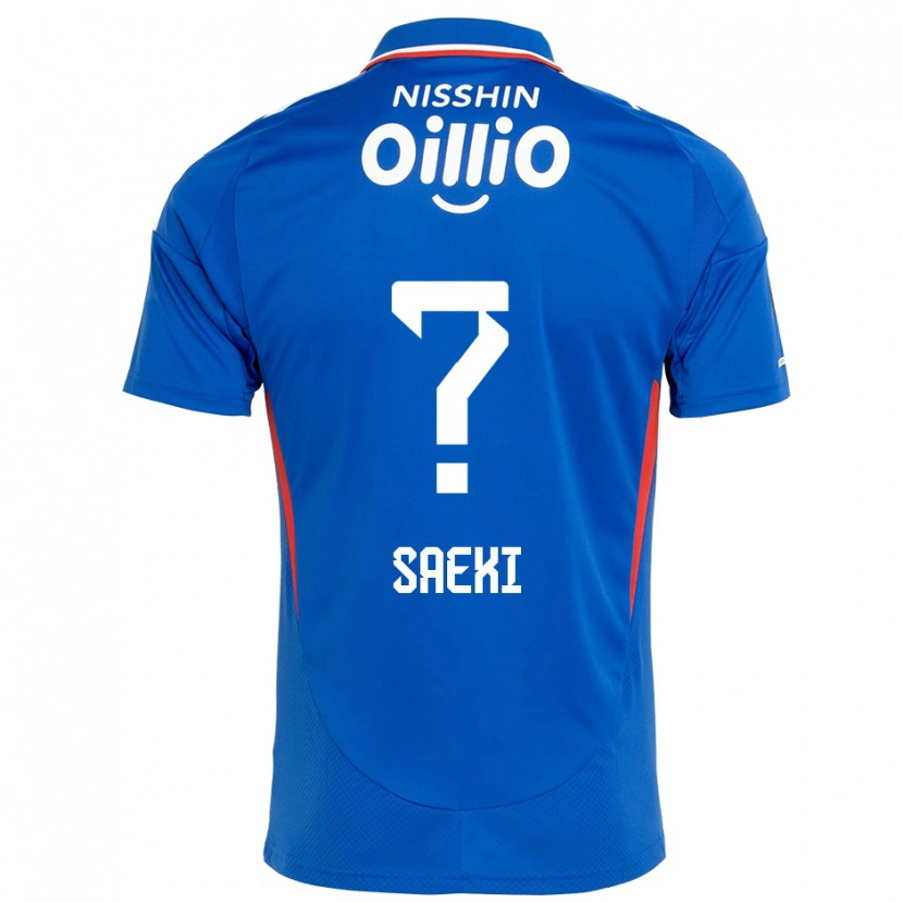 Danxen Kinder Shunya Saeki #0 Weiß Königsblau Heimtrikot Trikot 2025/26 T-Shirt Schweiz