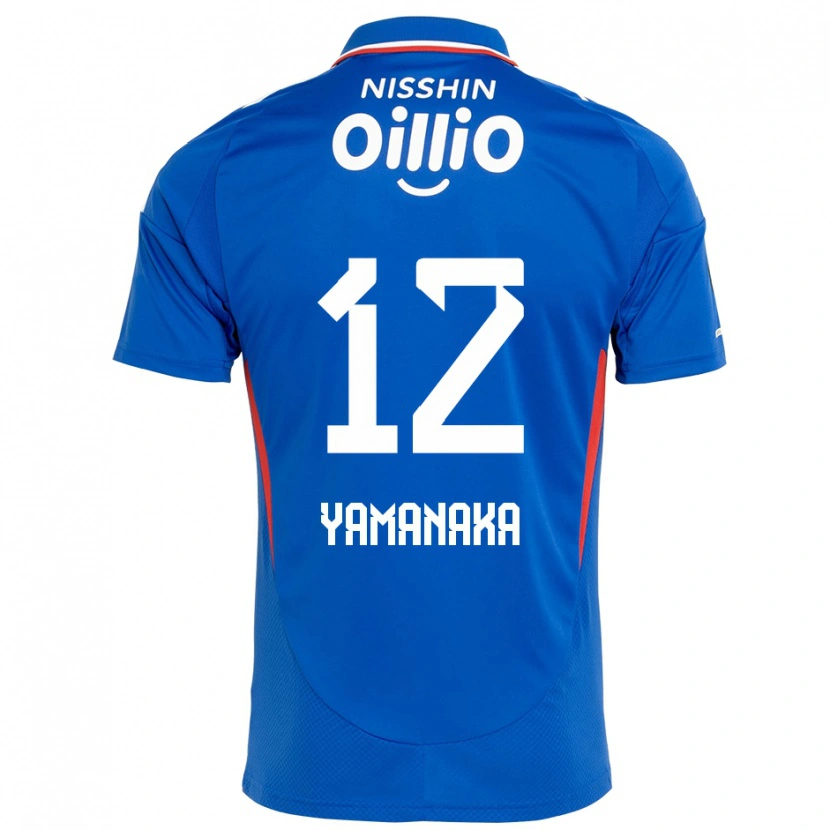Danxen Kinder Yuki Yamanaka #12 Weiß Königsblau Heimtrikot Trikot 2025/26 T-Shirt Schweiz