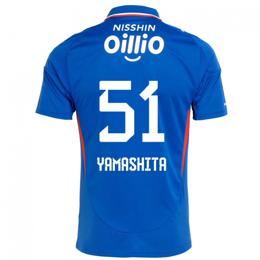 Danxen Kinder Shoma Yamashita #51 Weiß Königsblau Heimtrikot Trikot 2025/26 T-Shirt Schweiz