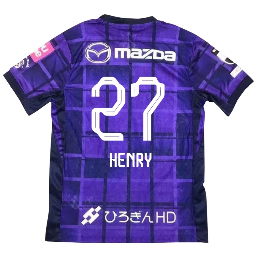 Danxen Kinder Osamu Henry Iyoha #27 Lila Orange Heimtrikot Trikot 2025/26 T-Shirt Schweiz