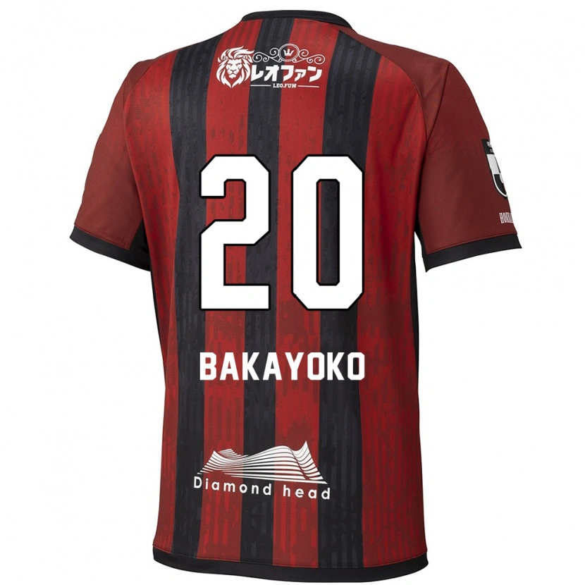 Danxen Kinder Amadou Bakayoko #20 Rot Schwarz Heimtrikot Trikot 2025/26 T-Shirt Schweiz