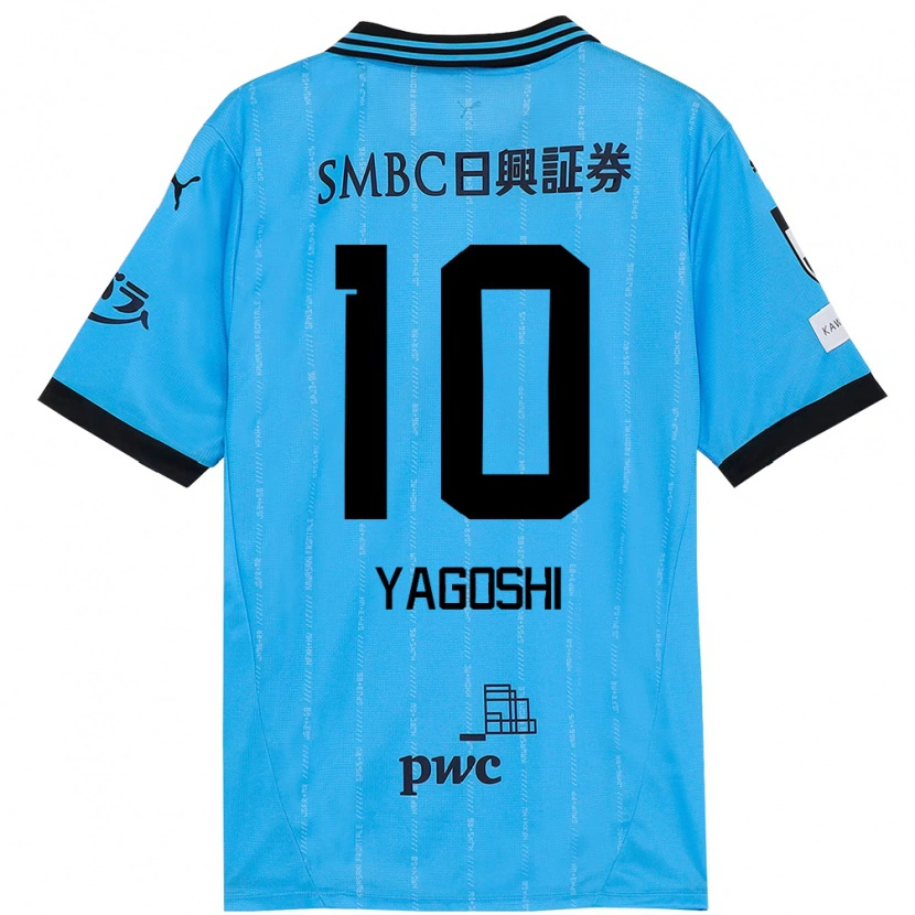 Danxen Kinder Mikito Yagoshi #10 Weiß Himmelblau Heimtrikot Trikot 2025/26 T-Shirt Schweiz