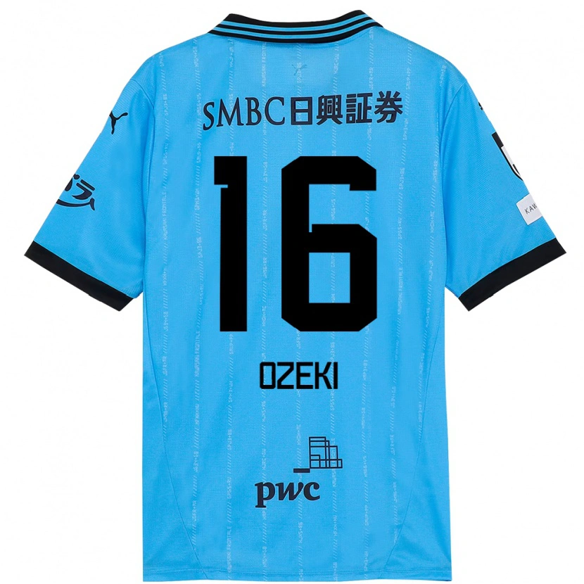 Danxen Kinder Yuto Ozeki #16 Weiß Himmelblau Heimtrikot Trikot 2025/26 T-Shirt Schweiz