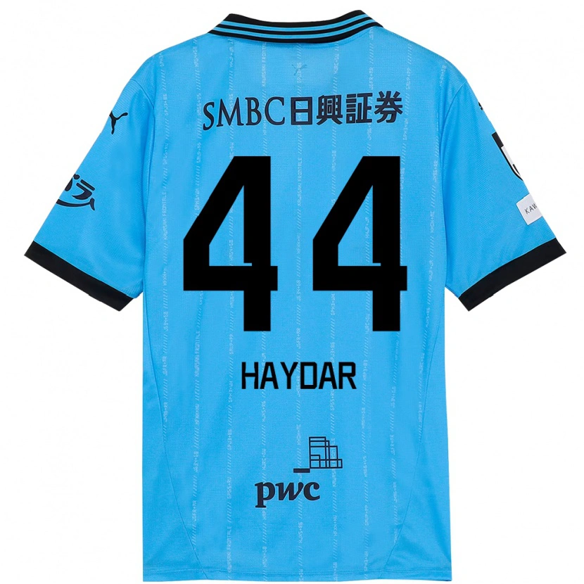Danxen Kinder César Haydar #44 Weiß Himmelblau Heimtrikot Trikot 2025/26 T-Shirt Schweiz