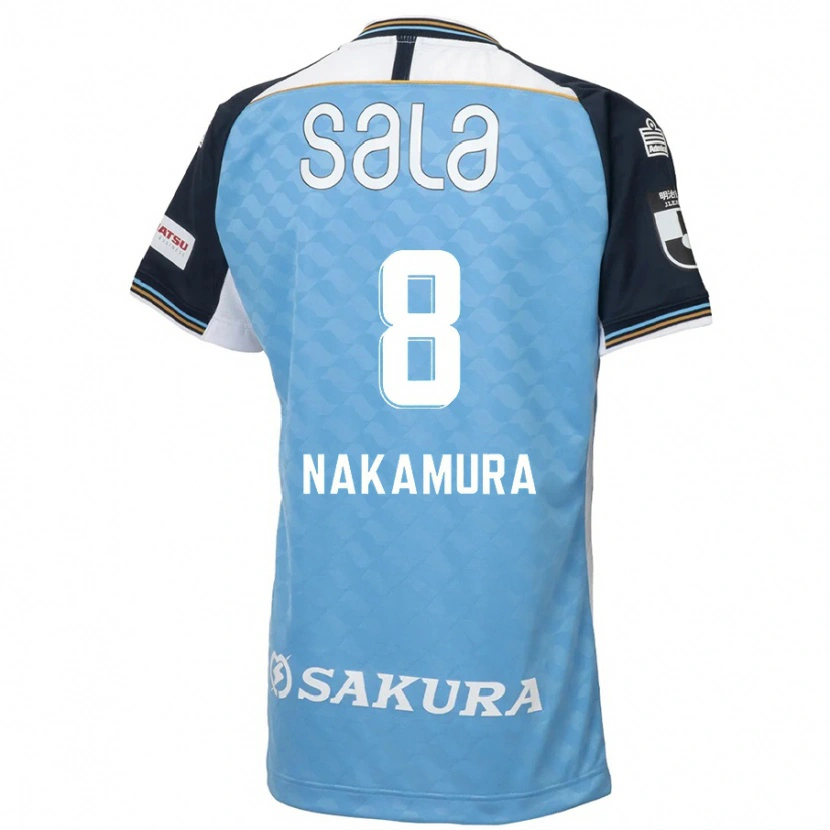 Danxen Kinder Shunta Nakamura #8 Weiß Schwarz Heimtrikot Trikot 2025/26 T-Shirt Schweiz