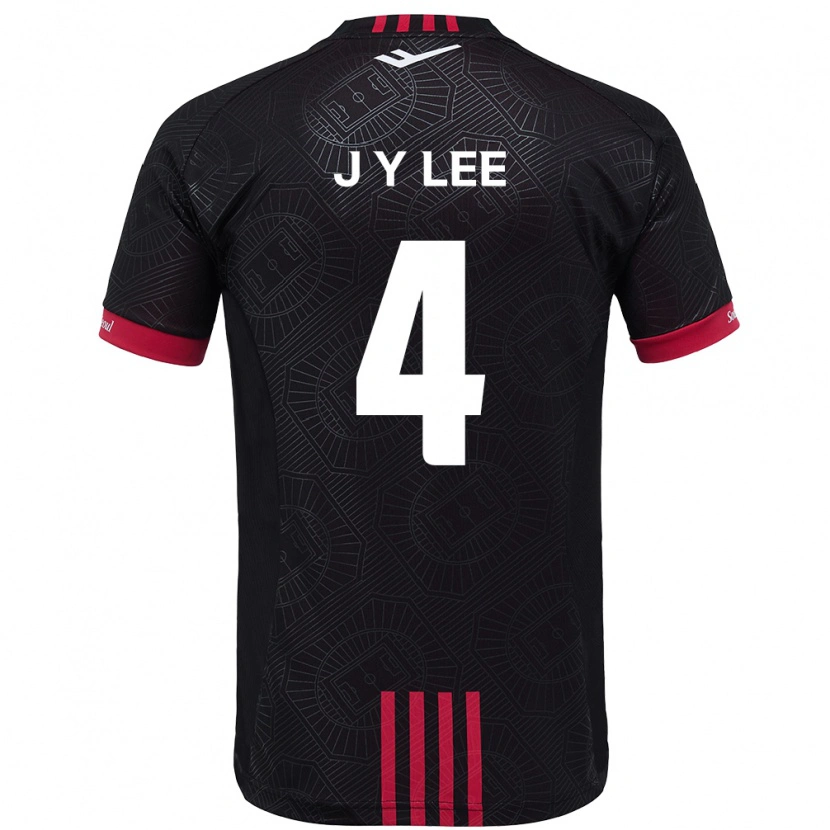 Danxen Kinder Young-Jun Lee #4 Weiß Schwarz Heimtrikot Trikot 2025/26 T-Shirt Schweiz