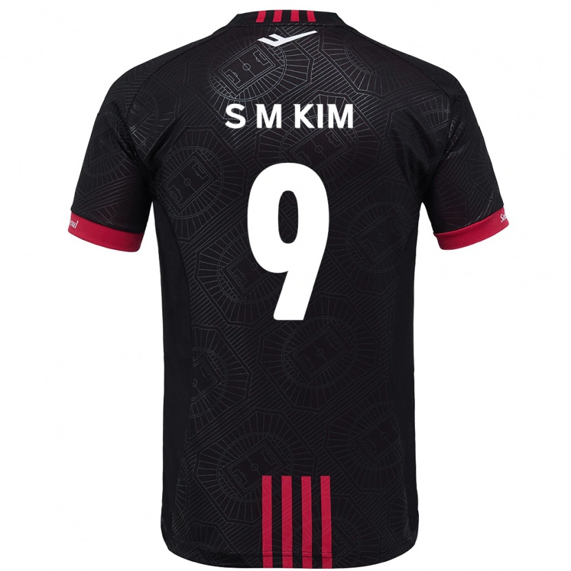 Danxen Kinder Min-Sung Kim #9 Weiß Schwarz Heimtrikot Trikot 2025/26 T-Shirt Schweiz