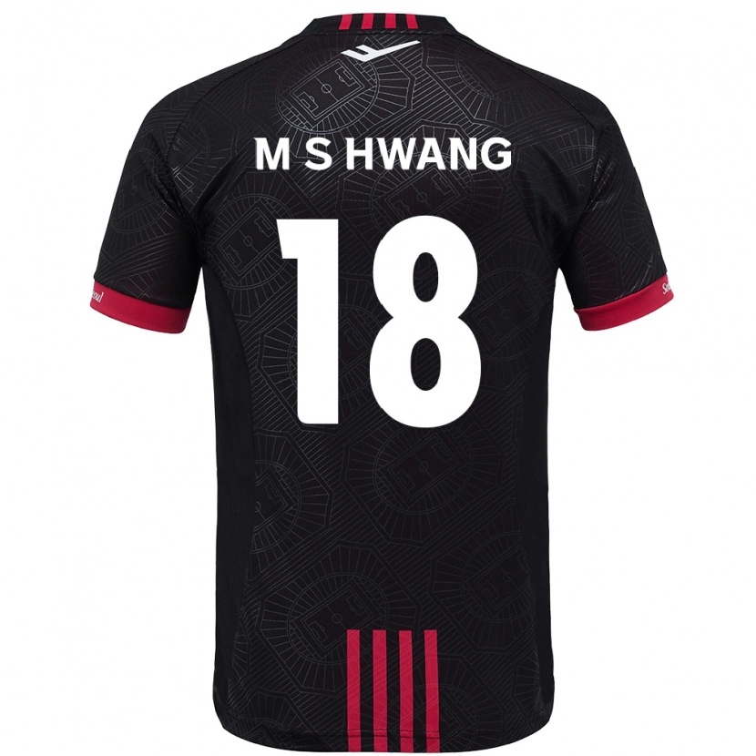 Danxen Kinder Seong-Min Hwang #18 Weiß Schwarz Heimtrikot Trikot 2025/26 T-Shirt Schweiz