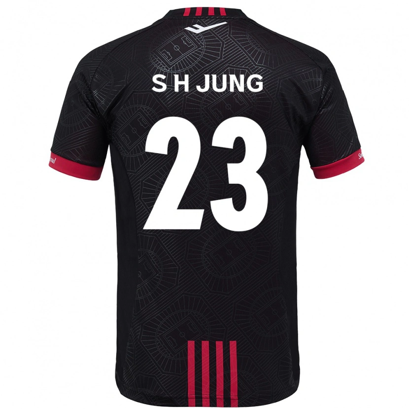 Danxen Kinder Hyeon-Soo Jung #23 Weiß Schwarz Heimtrikot Trikot 2025/26 T-Shirt Schweiz