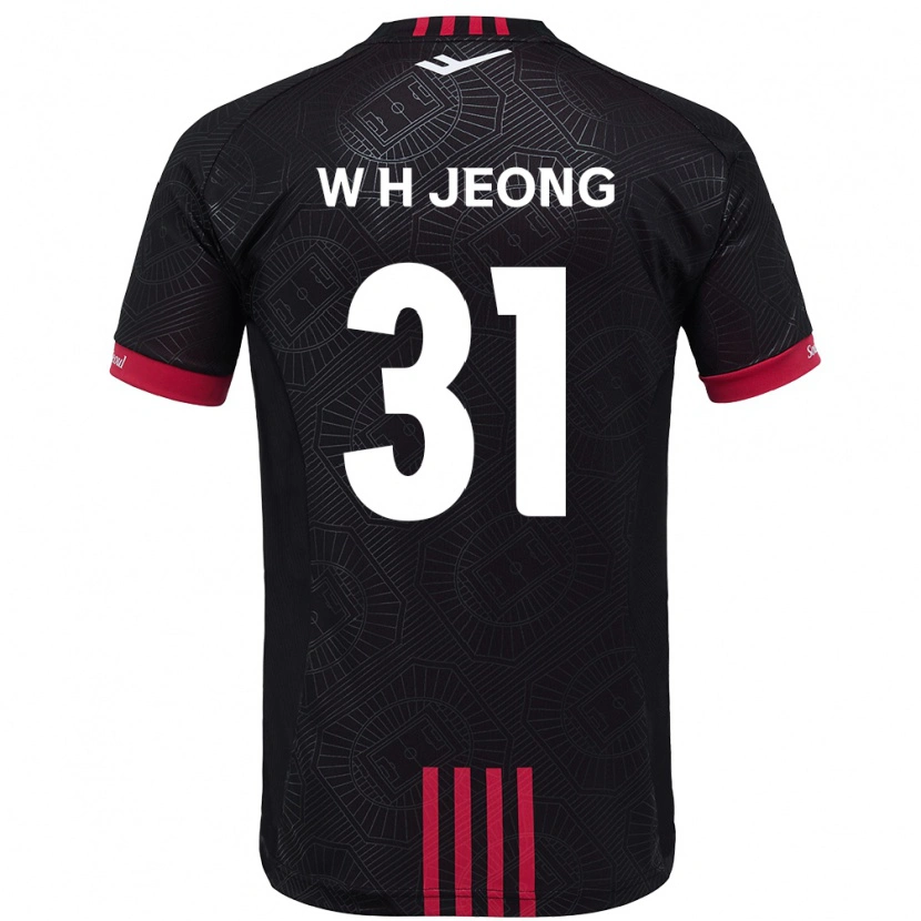 Danxen Kinder Hyun-Woong Jeong #31 Weiß Schwarz Heimtrikot Trikot 2025/26 T-Shirt Schweiz