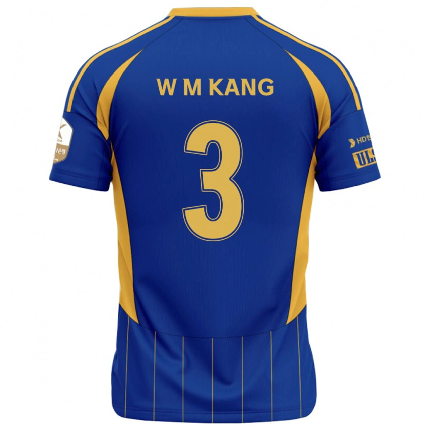 Danxen Kinder Min-Woo Kang #3 Weiß Himmelblau Heimtrikot Trikot 2025/26 T-Shirt Schweiz