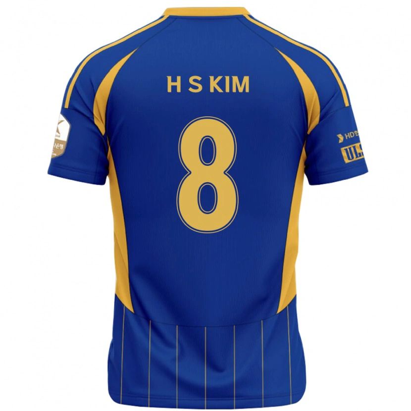 Danxen Kinder Seung-Hyun Kim #8 Königsblau Gelb Heimtrikot Trikot 2025/26 T-Shirt Schweiz