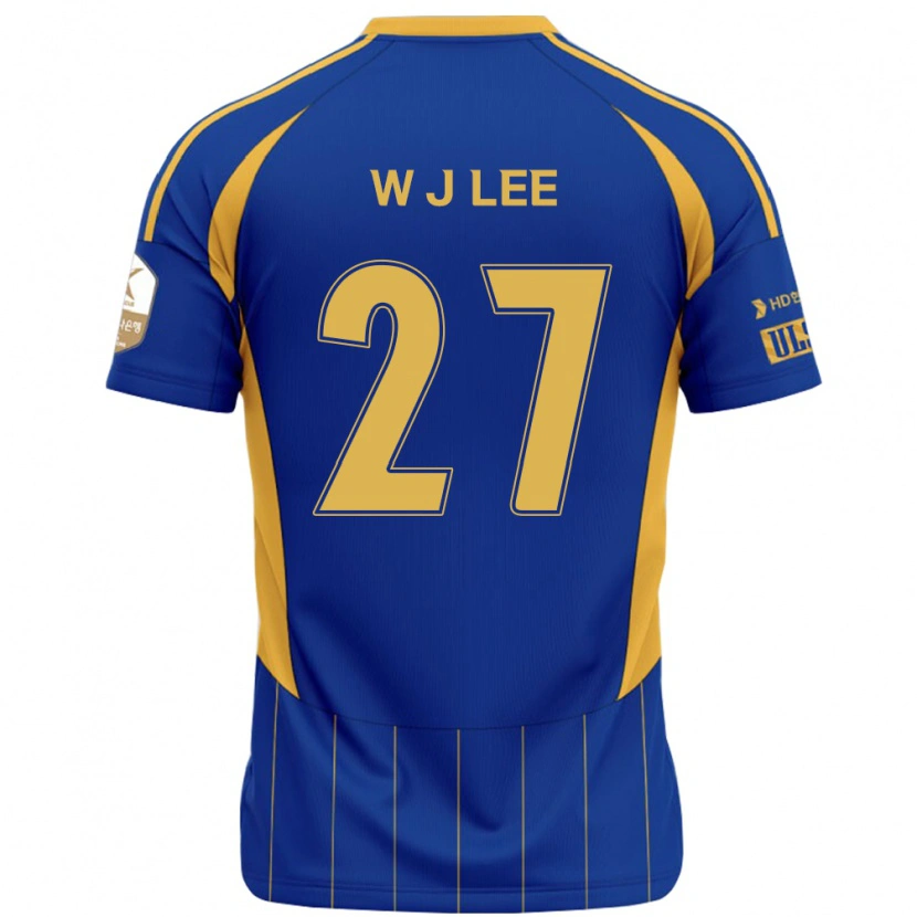 Danxen Kinder Ji-Woo Lee #27 Weiß Himmelblau Heimtrikot Trikot 2025/26 T-Shirt Schweiz