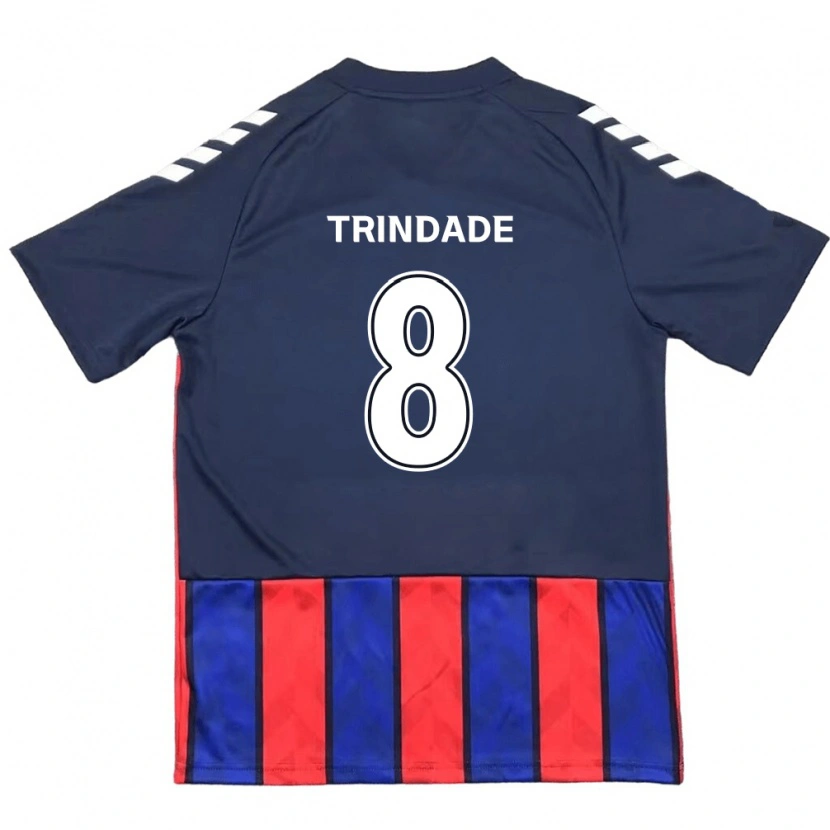 Danxen Kinder Matheus Trindade #8 Off-White Rot Heimtrikot Trikot 2025/26 T-Shirt Schweiz