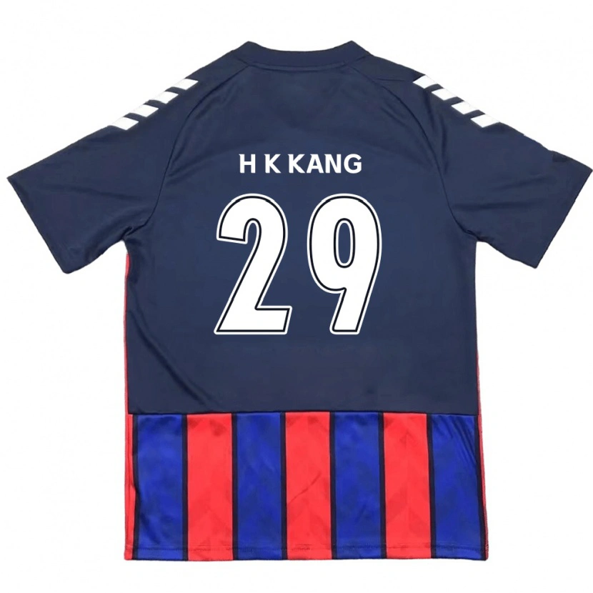 Danxen Kinder Kyo-Hun Kang #29 Königsblau Rot Heimtrikot Trikot 2025/26 T-Shirt Schweiz