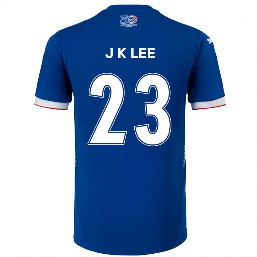 Danxen Kinder Ki-Je Lee #23 Königsblau Weiß Heimtrikot Trikot 2025/26 T-Shirt Schweiz